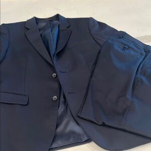 Banana Republic Blue Suit with Notch Lapels and pants